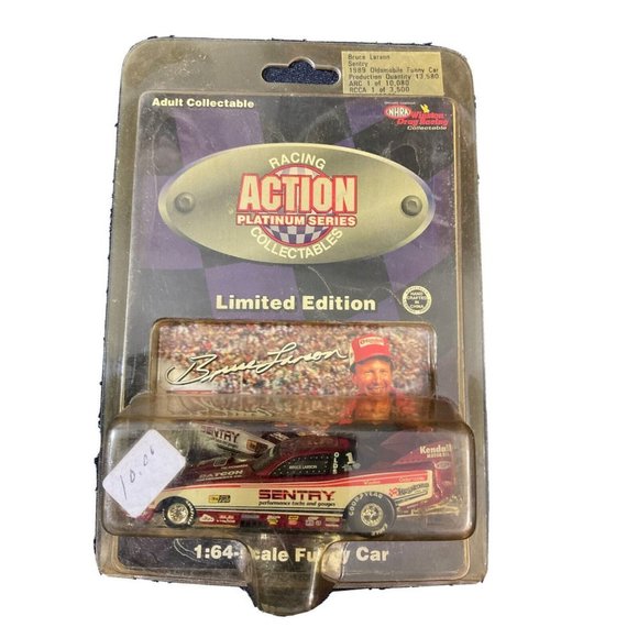 1989 Bruce Larson “sentry” 1:64 NHRA Action Funny Car ~ New - Picture 1 of 11